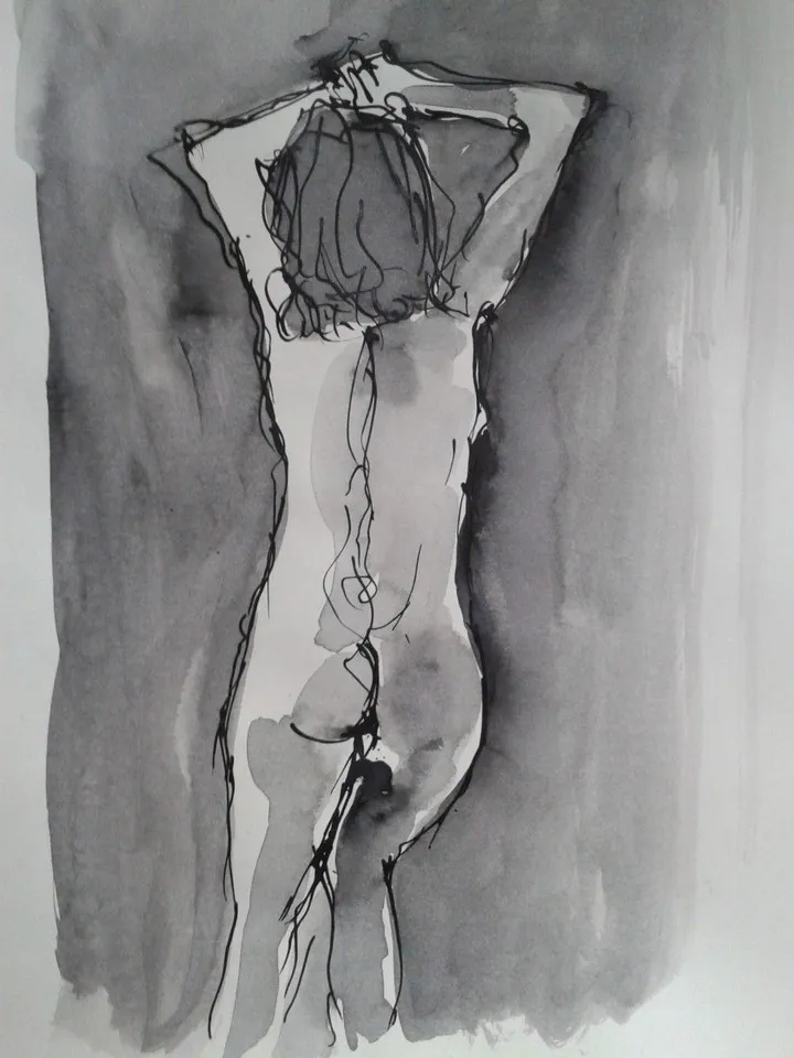 NUDE ATTITUDE - II, œuvre de Pixtabxl Station