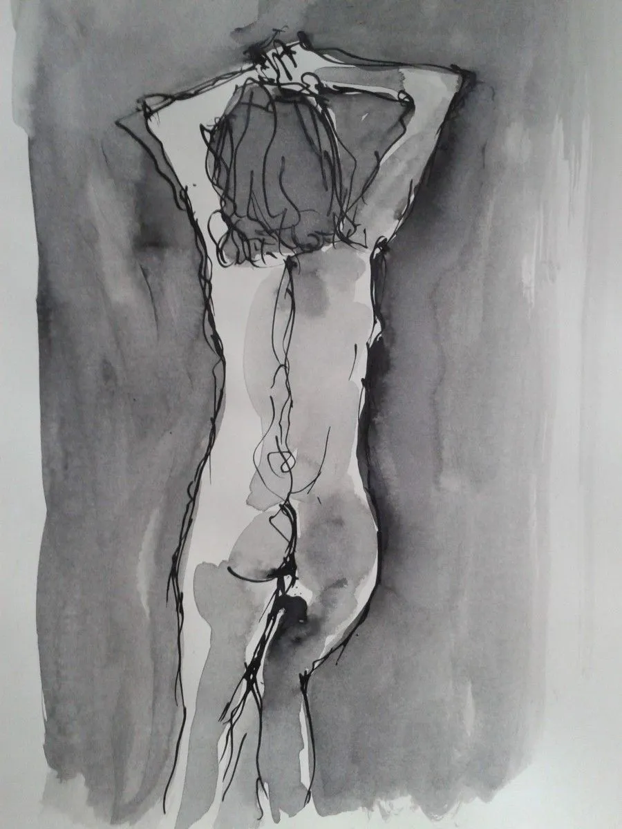 NUDE ATTITUDE - II, œuvre de Pixtabxl Station