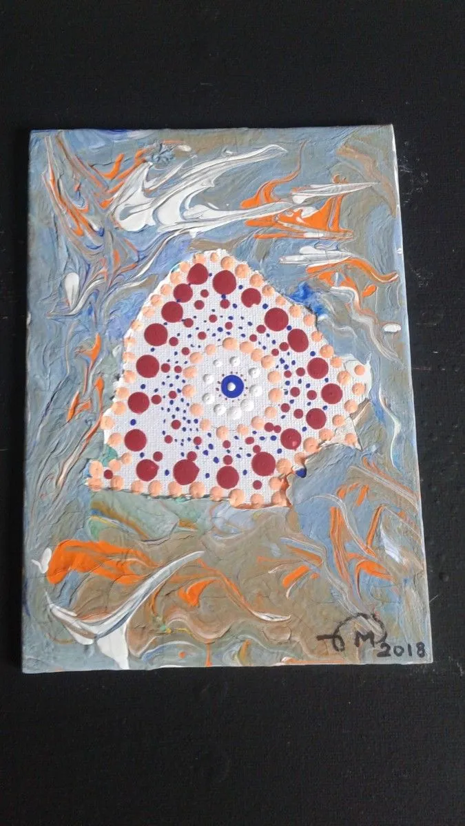 L horloge, artwork by Catherine ROUCOU
