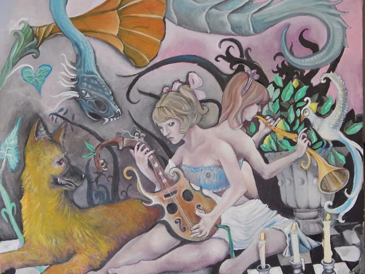 Les musiciennes, artwork by Zao CI