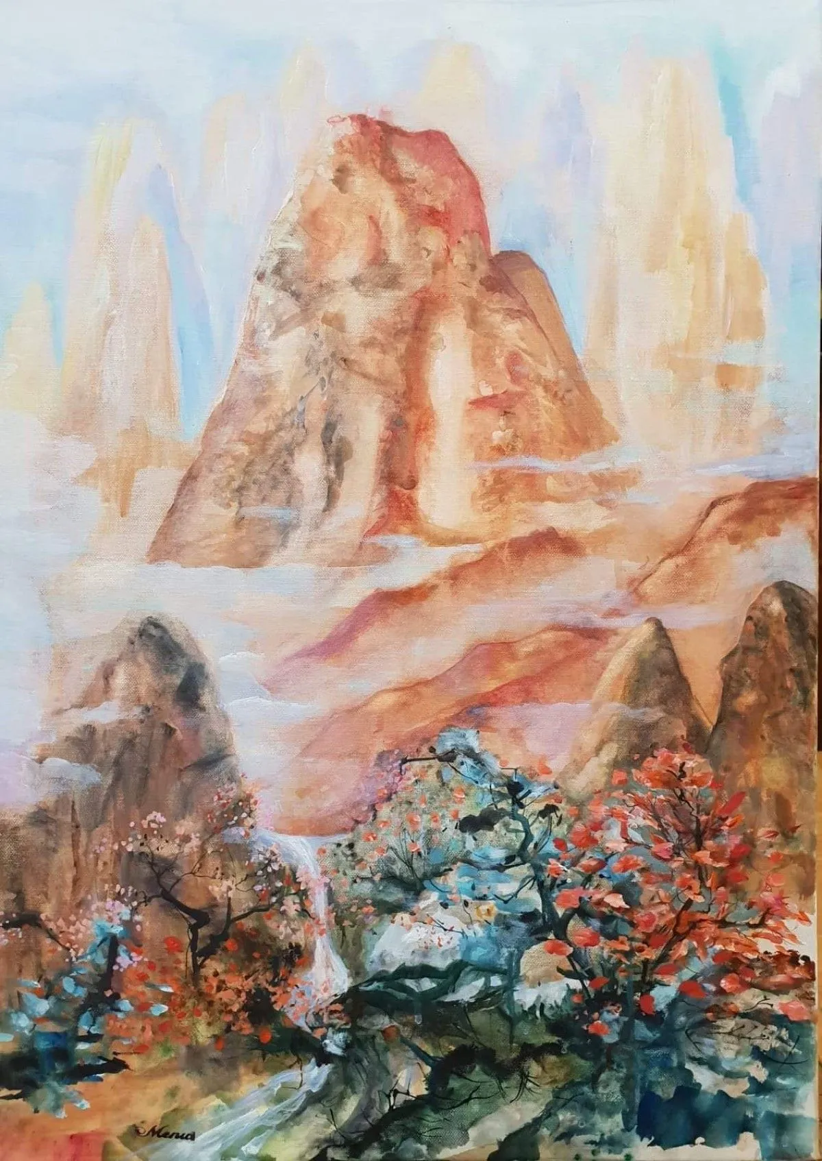 itinerar prin Japonia 2, artwork by Anica Carmen