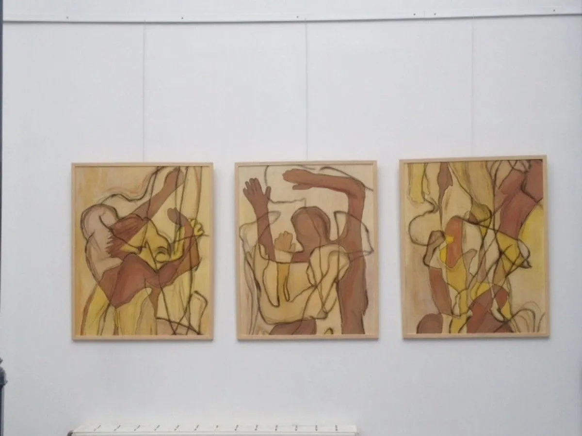 Les enfants (trio), artwork by Melanie Maquinay