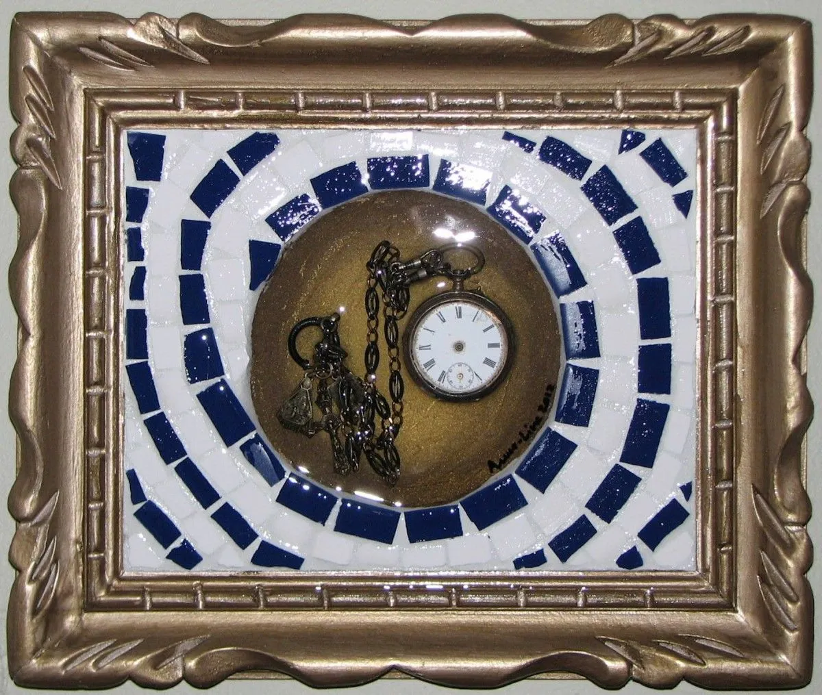 Le temps, œuvre de Anne-Line Schoovaerts