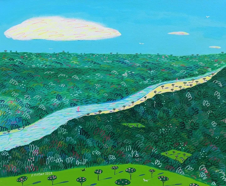 Whispering Woods, œuvre de Katrina Avotina