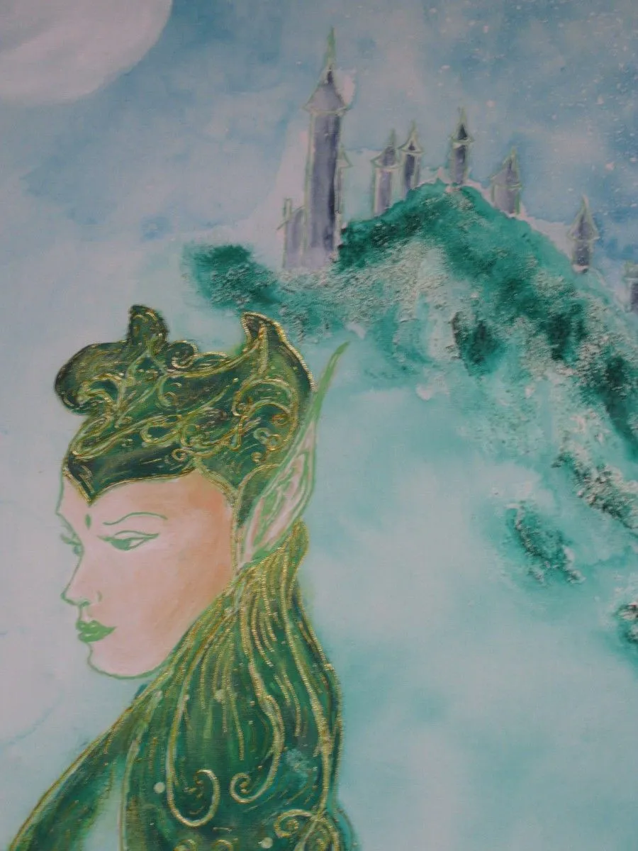 Gardienne de la terre d'Avalon, artwork by sylviane marie nardini