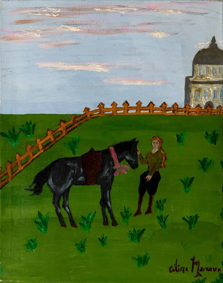 La cavallière, œuvre de Céline Marcoux