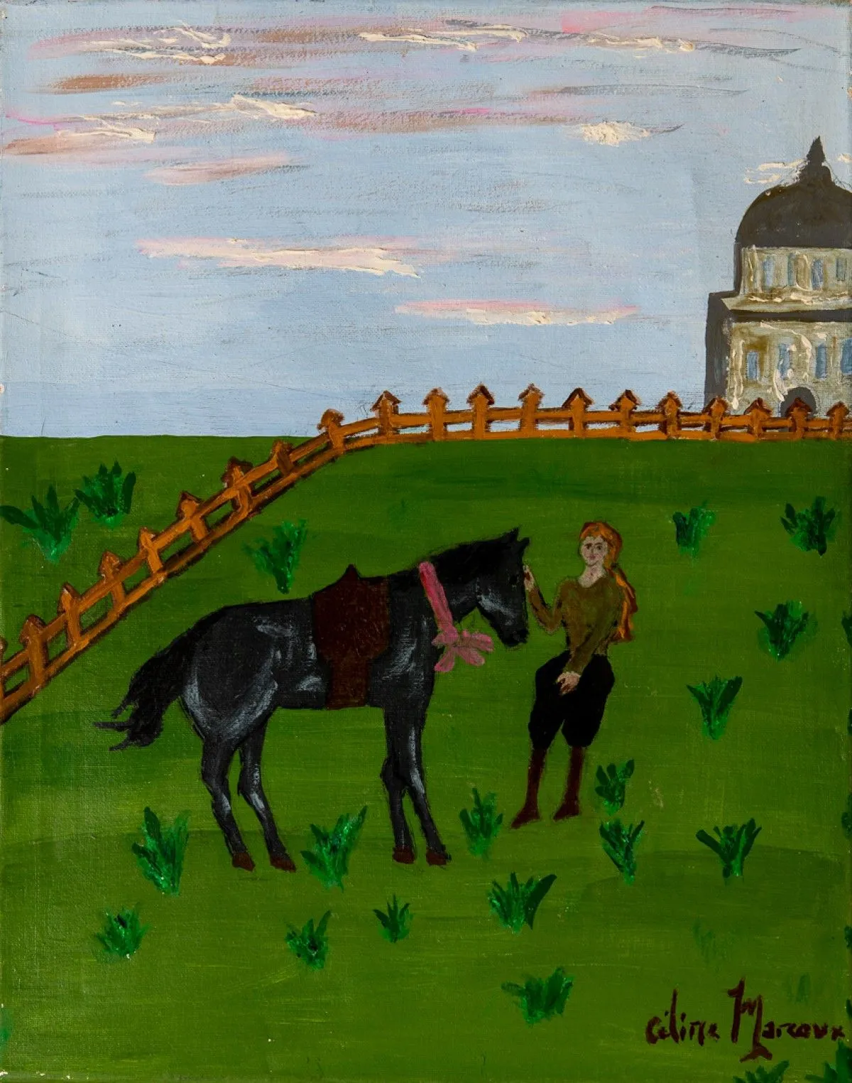 La cavallière, artwork by Céline Marcoux