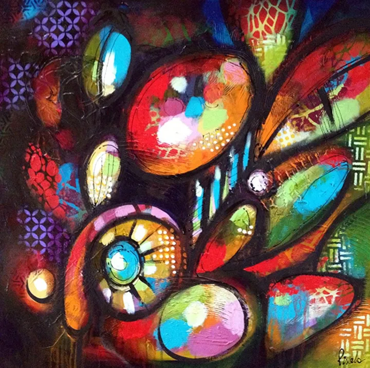 Impulsion, 2014 (série TDA/H), œuvre de Nancy Létourneau