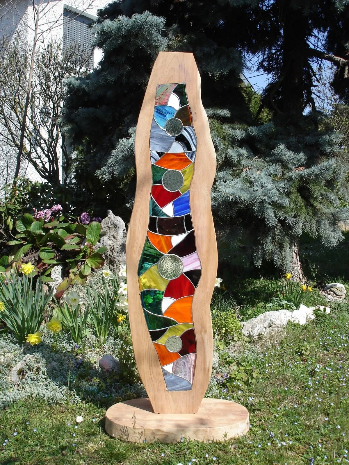Totem, œuvre de Véronique Fraïoli