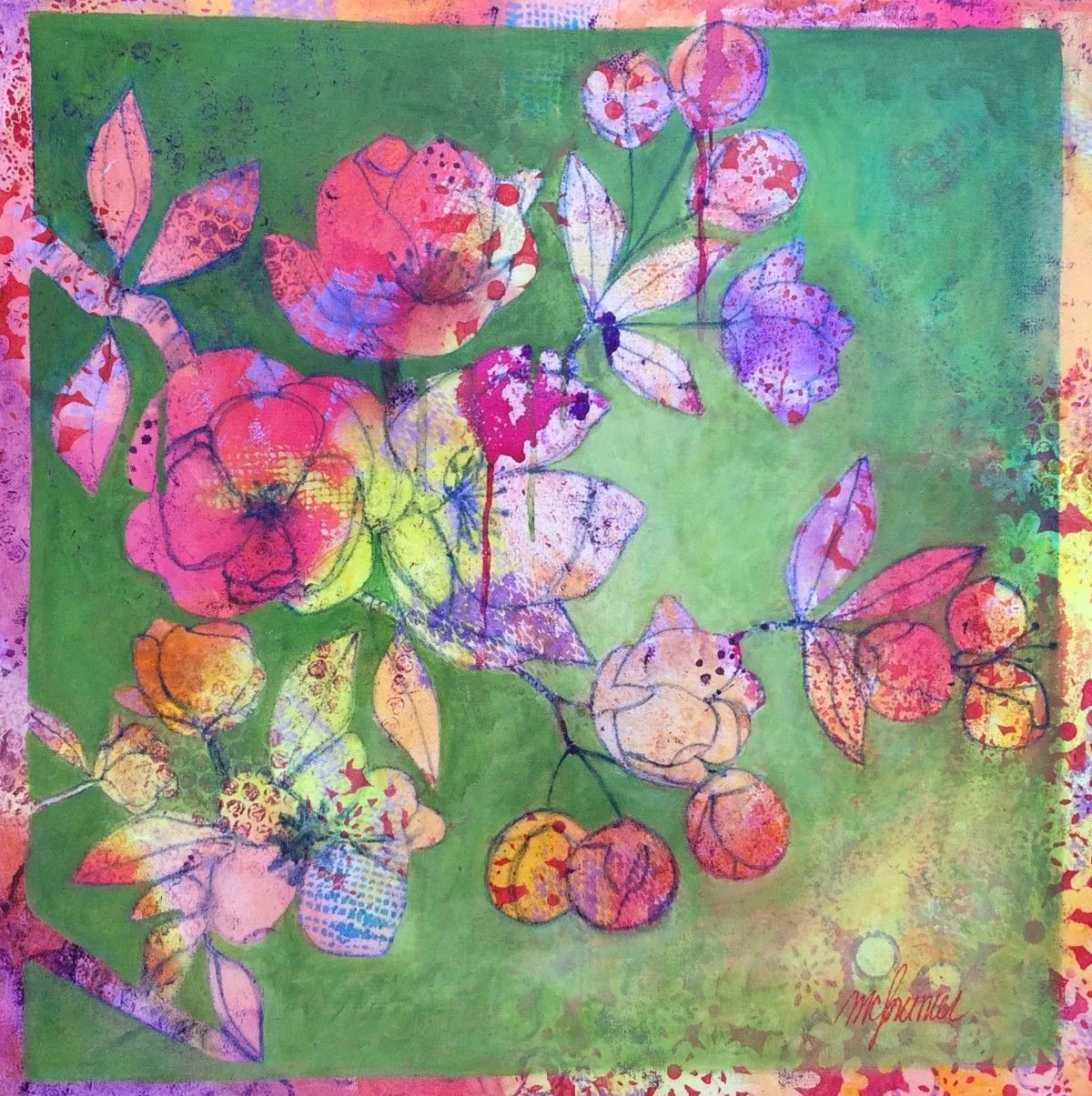 Vert pomme, artwork by Marie-Claude Fournier