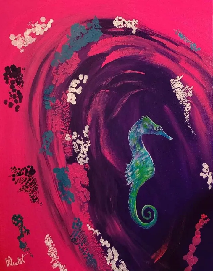 HIPPÓKAMPOS, artwork by Diane Ouellet