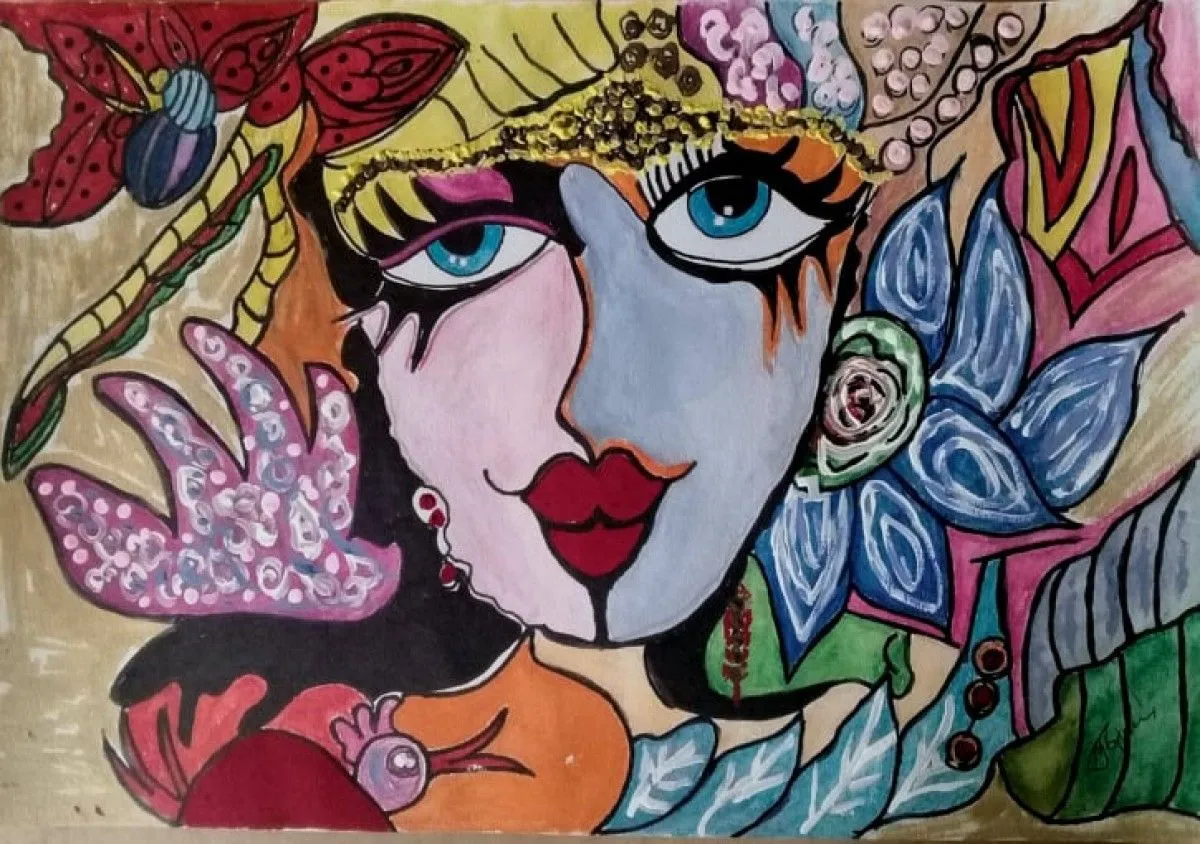 mirror, œuvre de Marini Tsambi