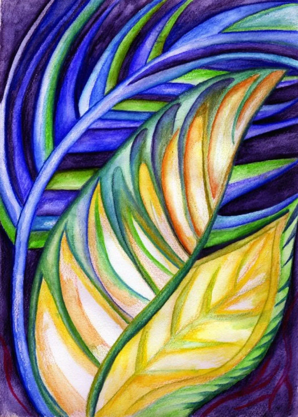 Hojas de Otoño, œuvre de JF GAMU MUÑOZ