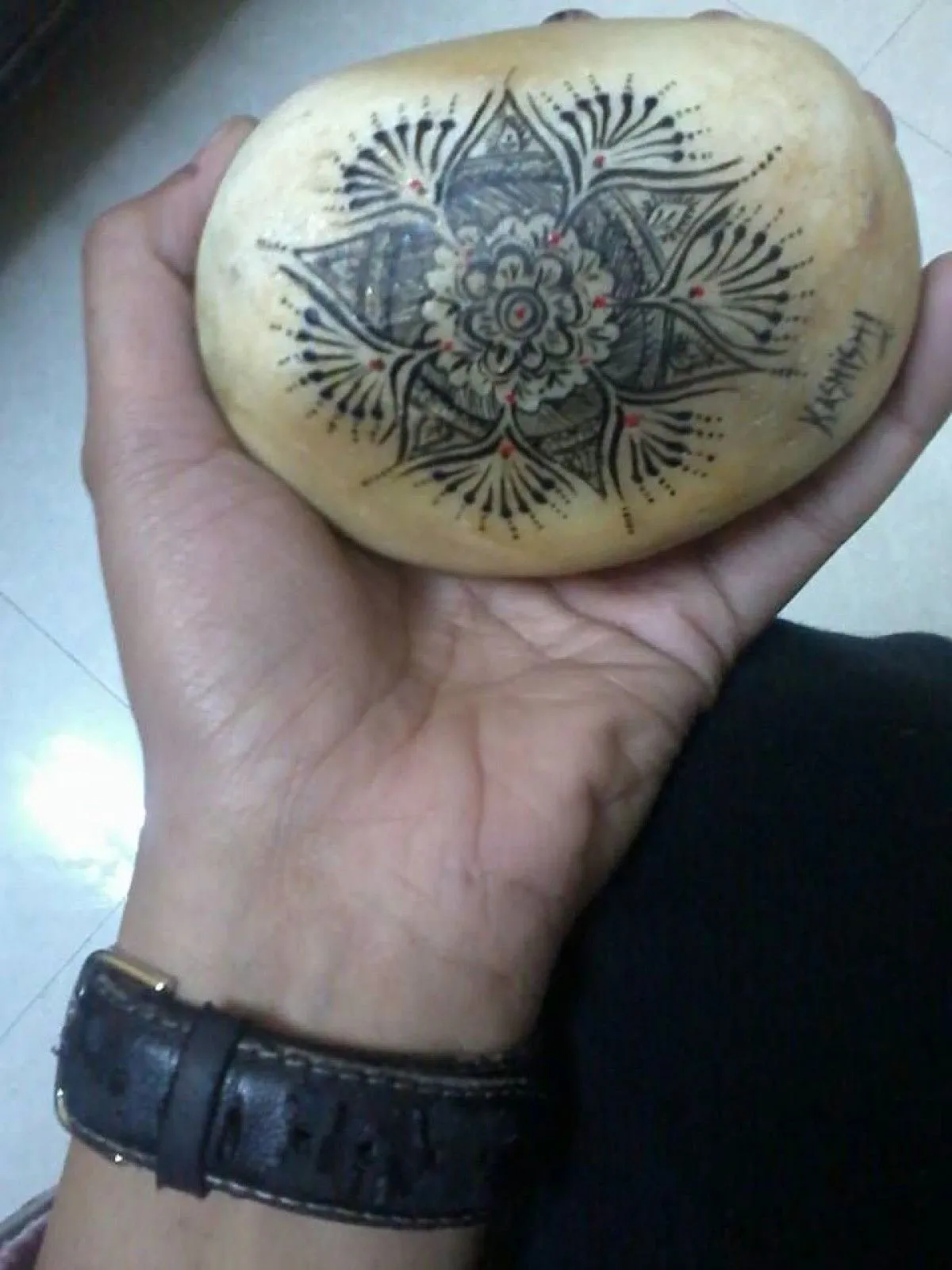 Stone art!, artwork by Kashish Sharma