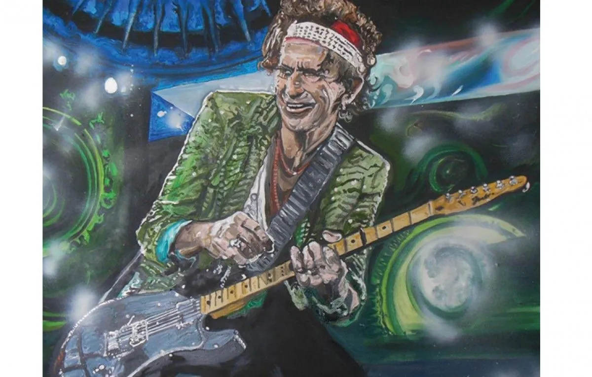 Keith Richards, œuvre de Grant Netherlands