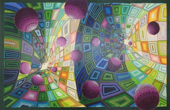 virus, artwork by luc Pradel