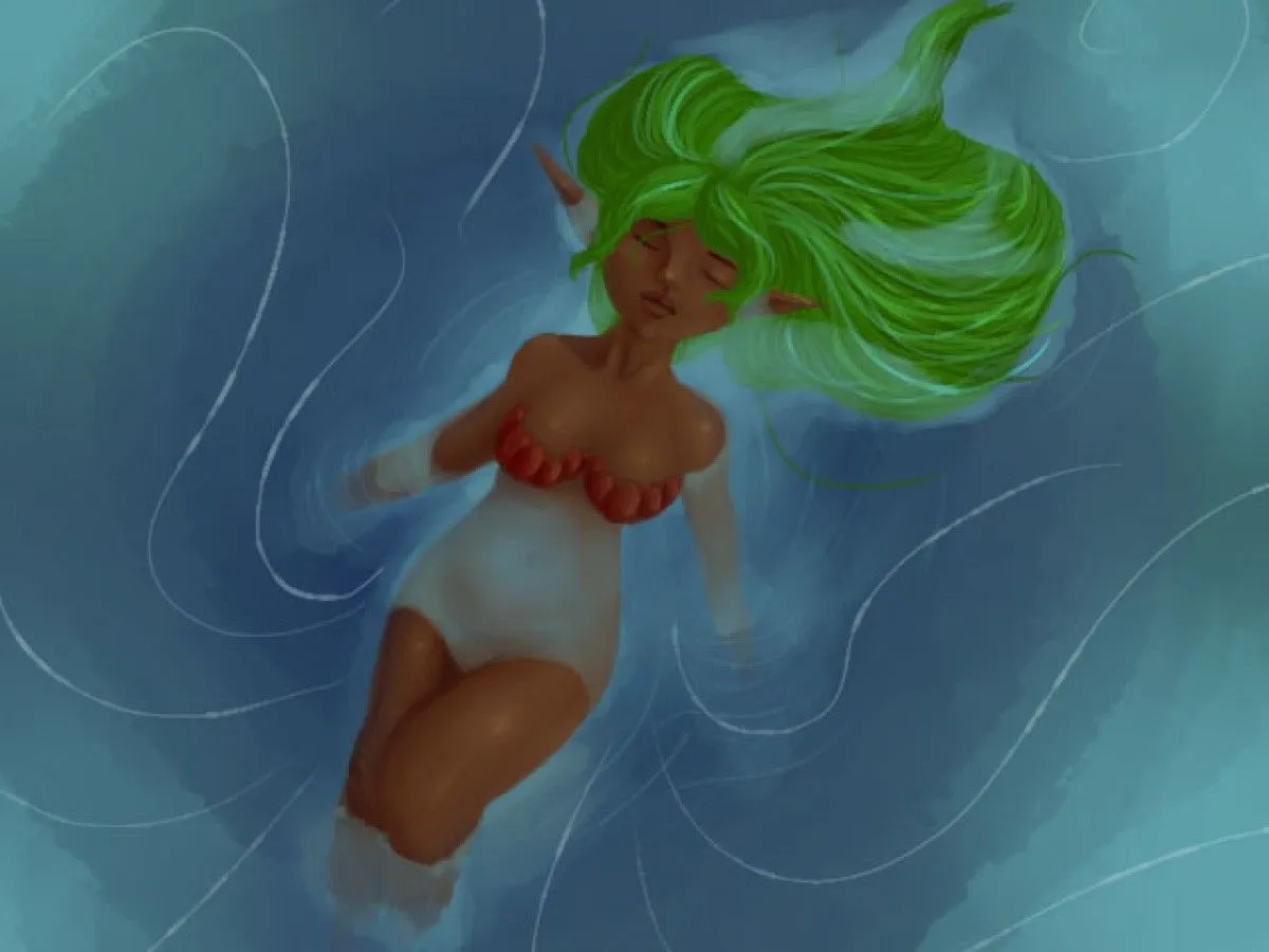 Sea Goddess, œuvre de Sabrina Scantlebury