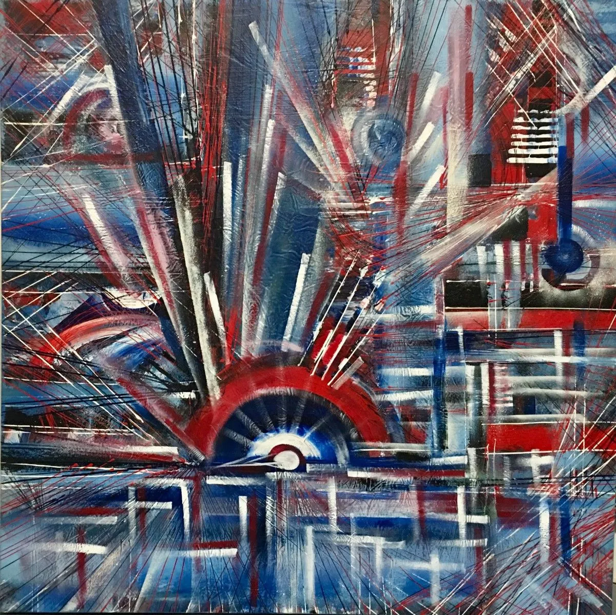 Stars and Stripes, artwork by Khrystyna Kozyuk