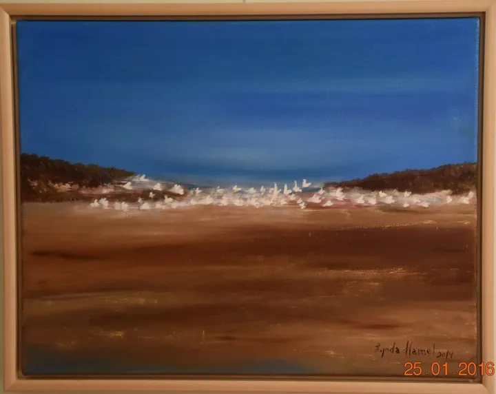 68- Le rassemblement, artwork by Lynda Hamel