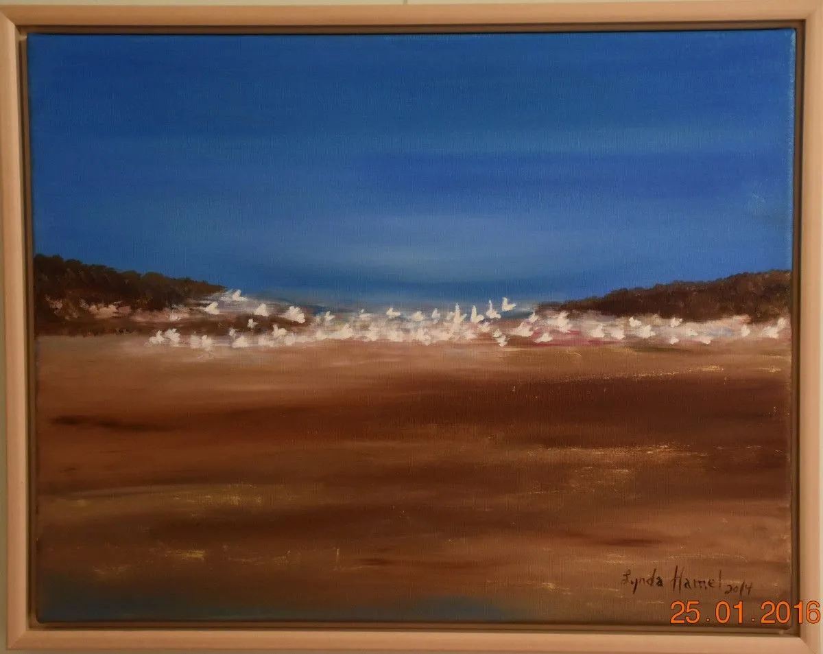 68-  Le rassemblement, artwork by Lynda Hamel