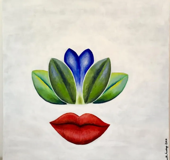 Red lips, œuvre de Anette Maeding