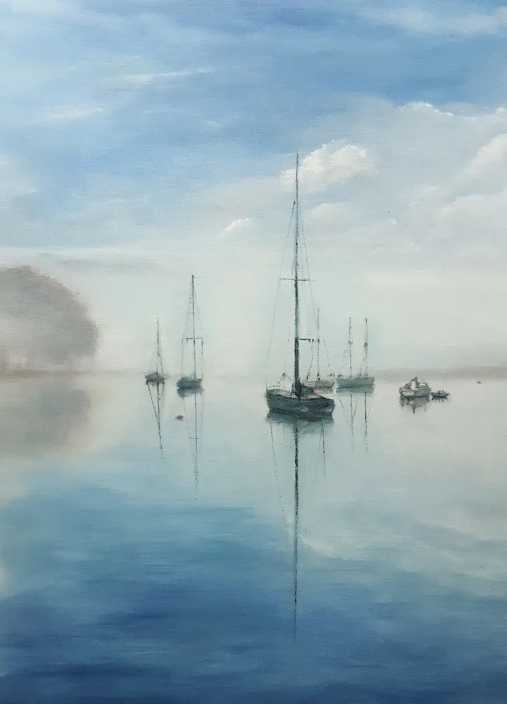 seascape, artwork by kamila nabi