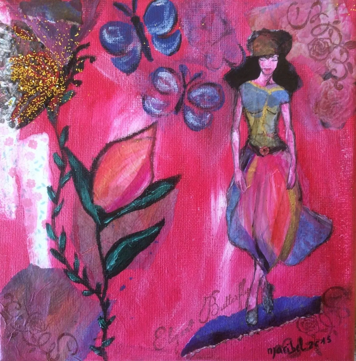 Accompagnée, œuvre de Maribel Torrent