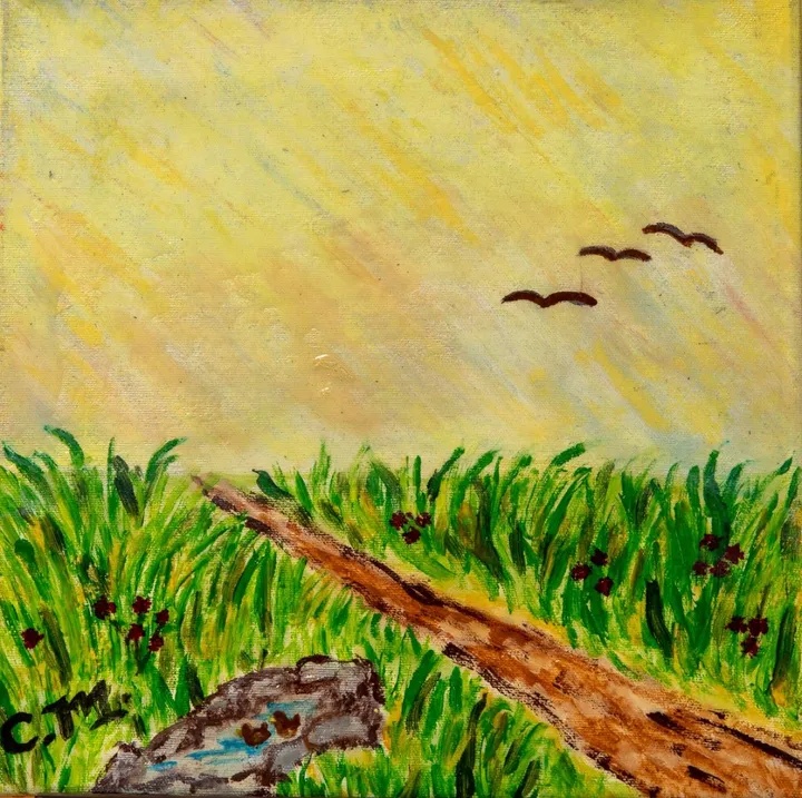 le sentier, œuvre de Céline Marcoux