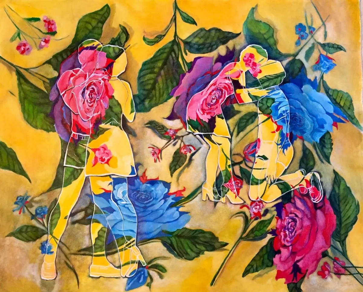 The Roses are not so Pink, œuvre de Graça Tirelli