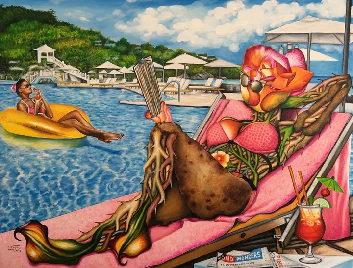 The Rosy Seasons of Life, œuvre de O. Yemi Tubi