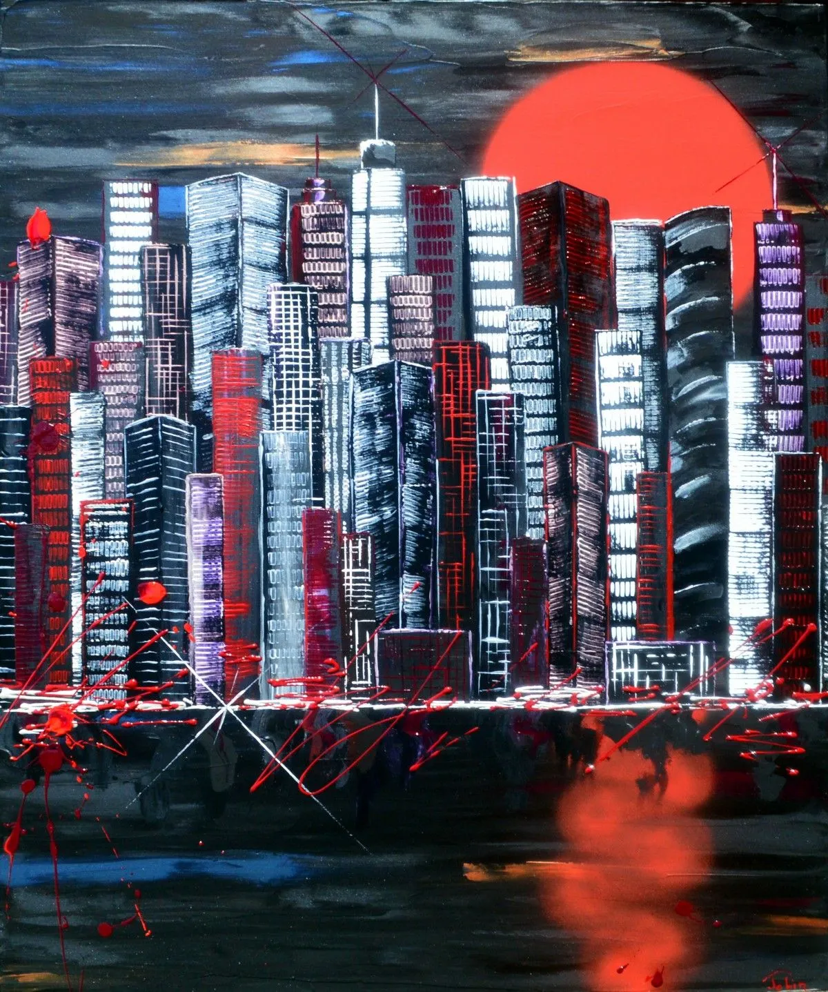Mégapole d'Orient, artwork by Manon Jobin