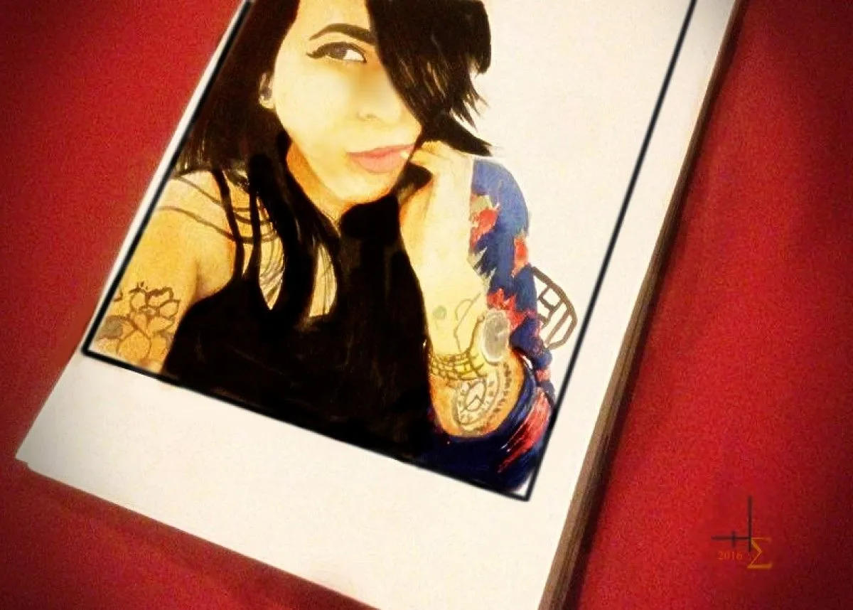 "portrait of a tattoo artist", artwork by Hector Estrada Olvera