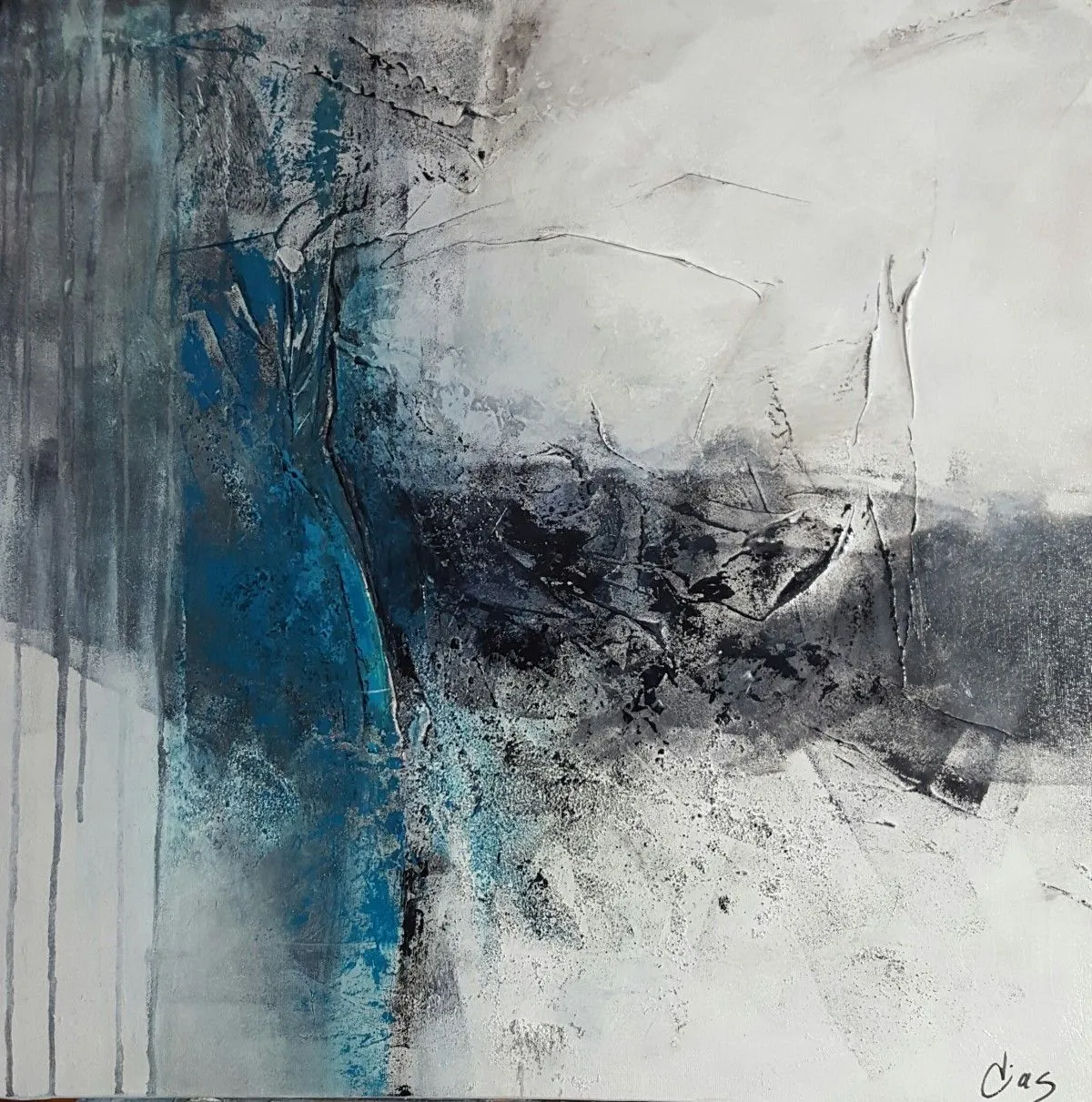 Abstraction #6, artwork by chantal dias