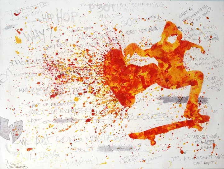 Skateboarding is not a sport, œuvre de Jean-Francois Henri