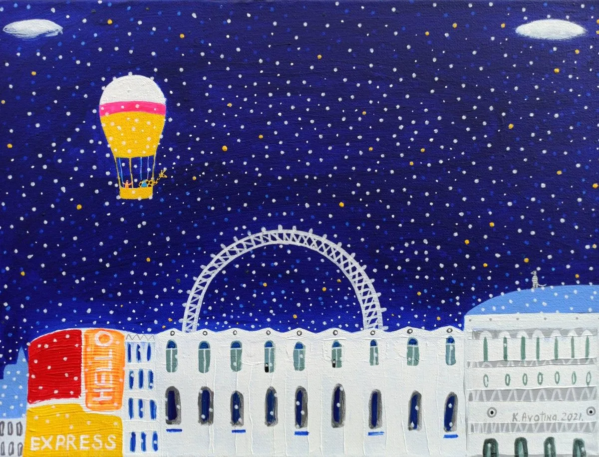 Josephine Arrives In London, artwork by Katrina Avotina