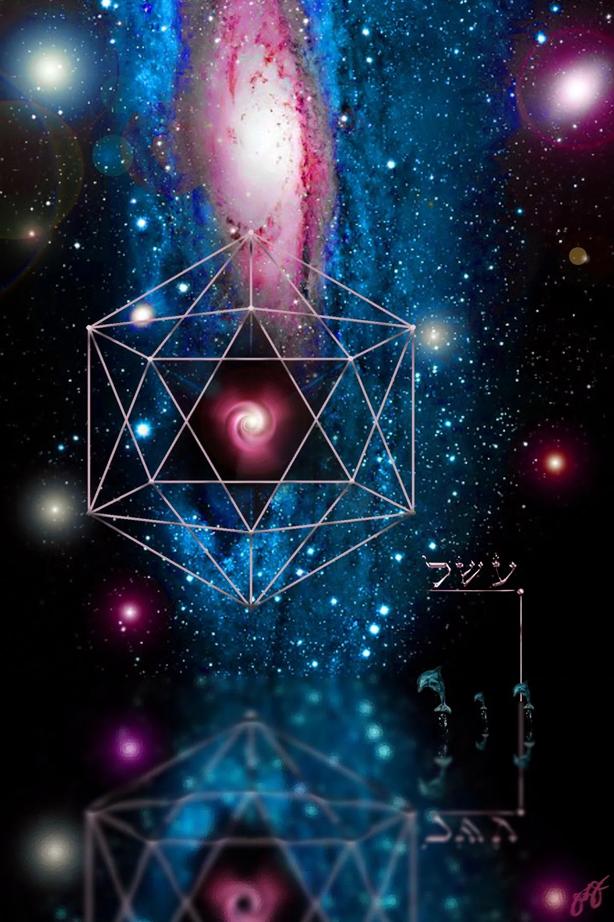 icosahedron 1., œuvre de Jason Lincoln Jeffers