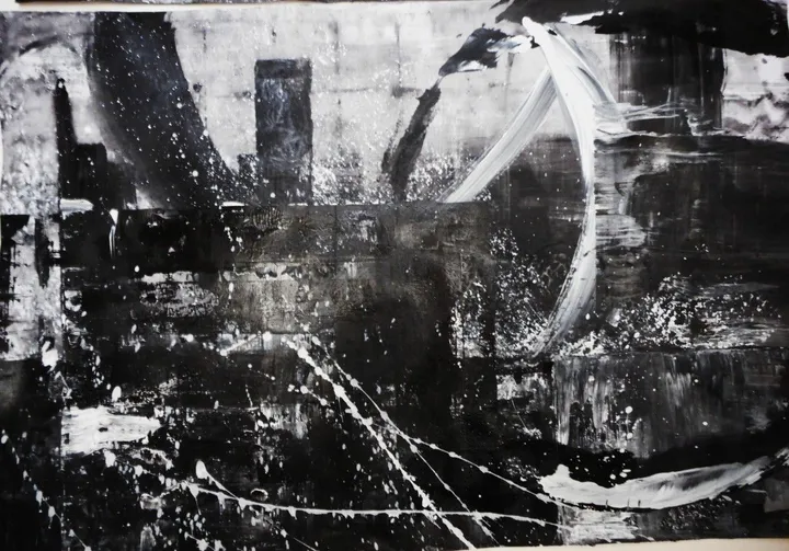Spontaneous black and white series 2, œuvre de lilian cavero