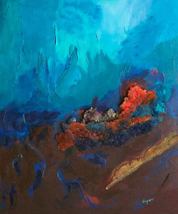 Naufrage, œuvre de Gaëtane Voyer