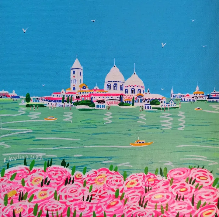 Blooming In Venice, œuvre de Katrina Avotina