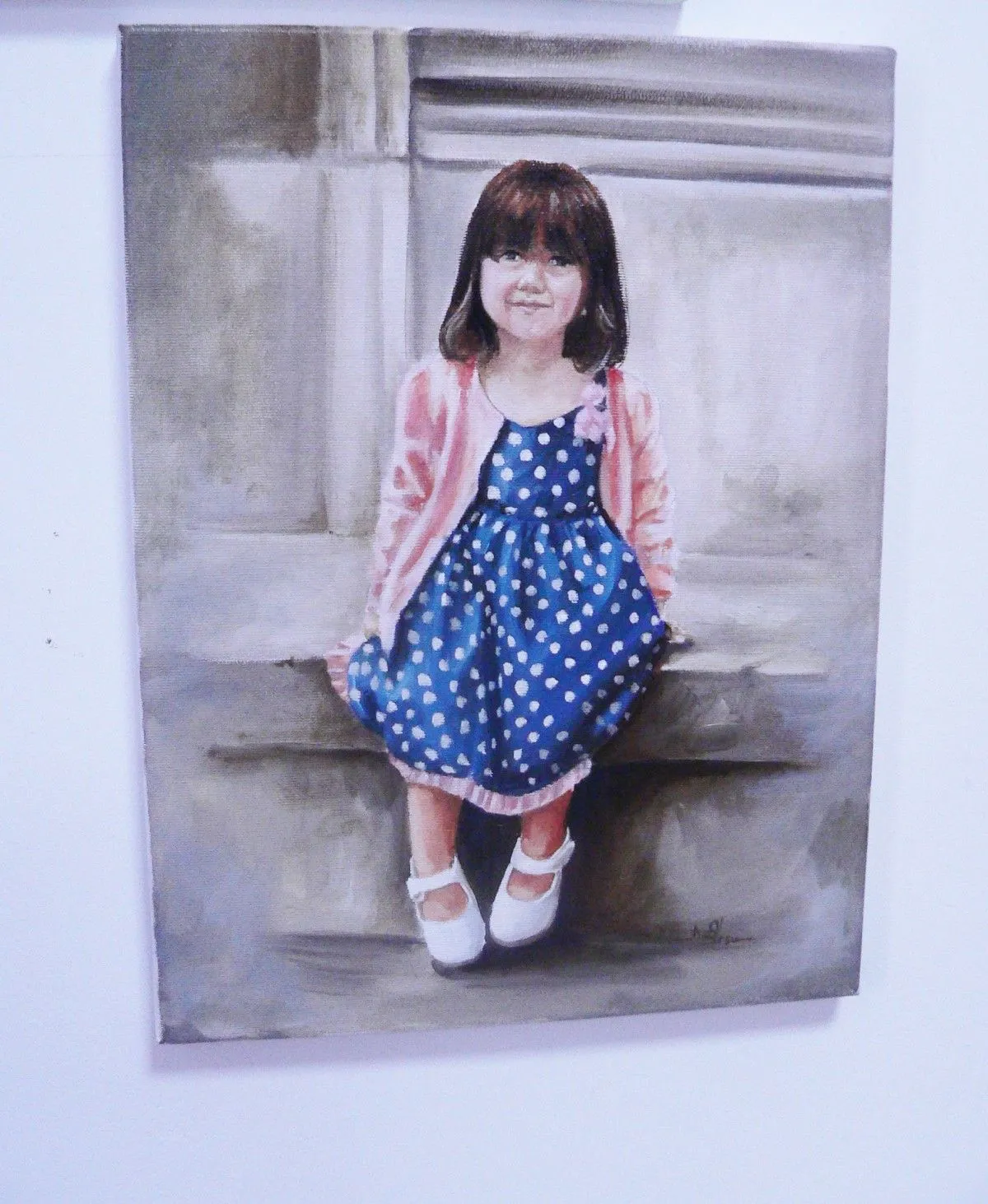 the girl in the blue, œuvre de Dan Ursu