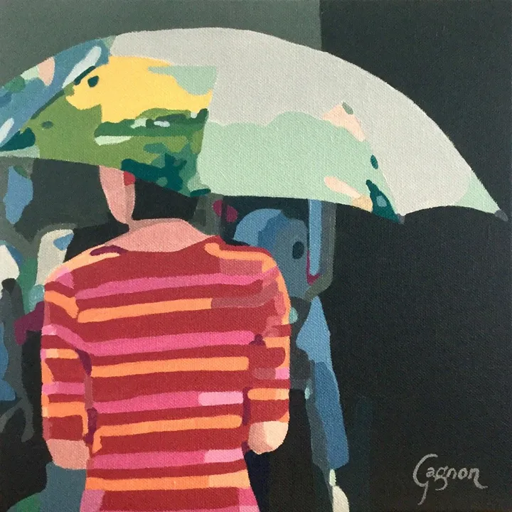 Après-midi d’été, artwork by Lynda Gagnon