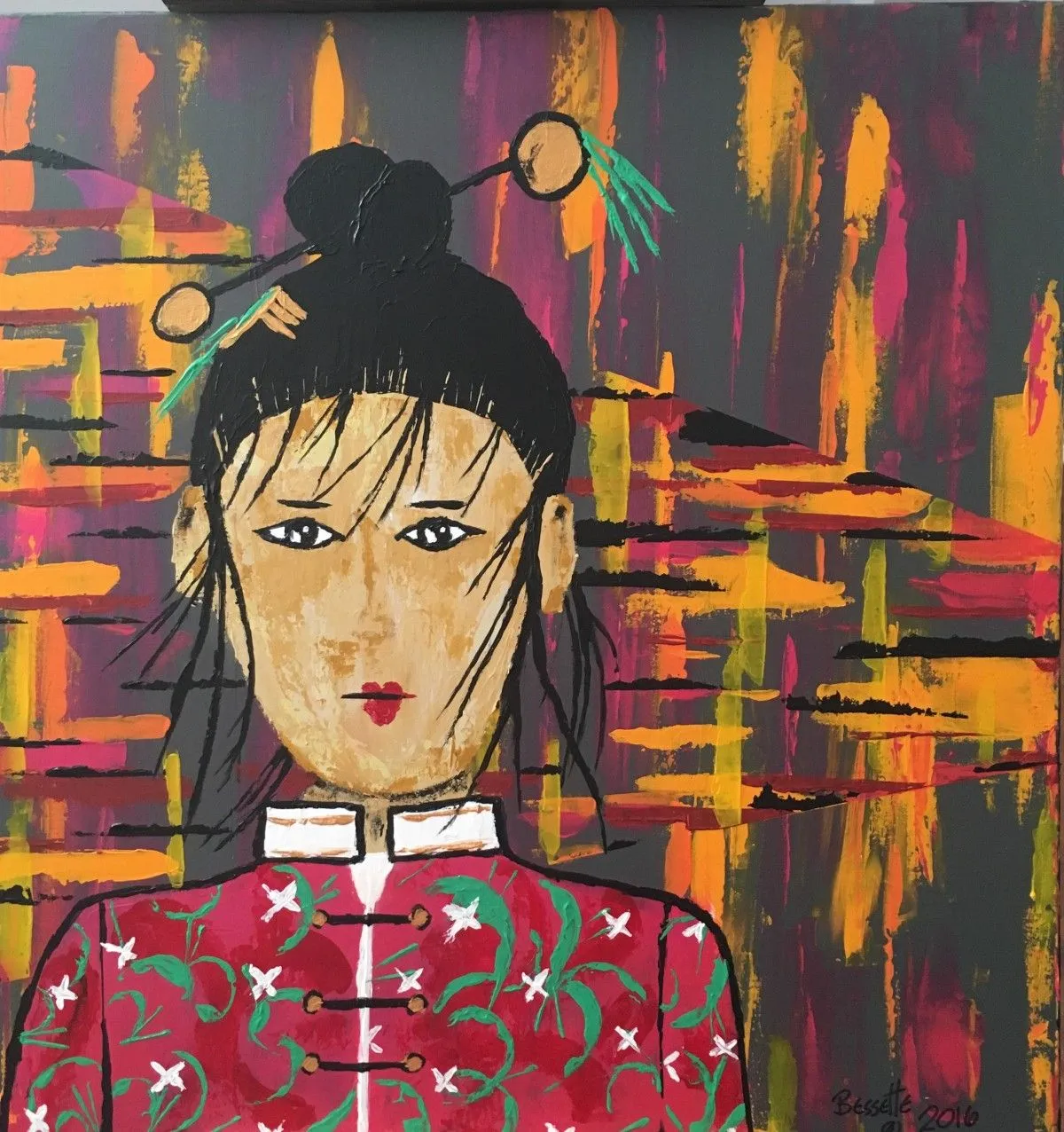 Japonnaise trad, artwork by Jean Pierre II Bessette