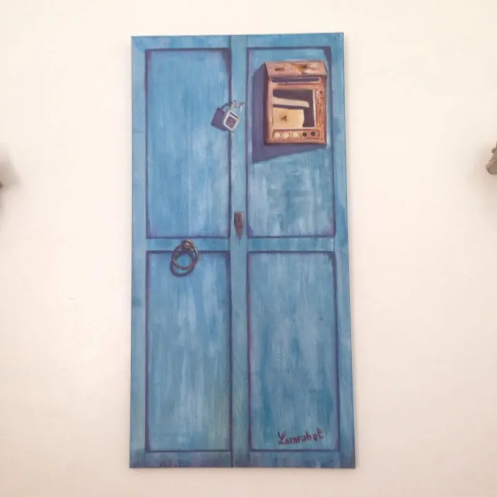 Porte, œuvre de Lahoussine LAMRABET