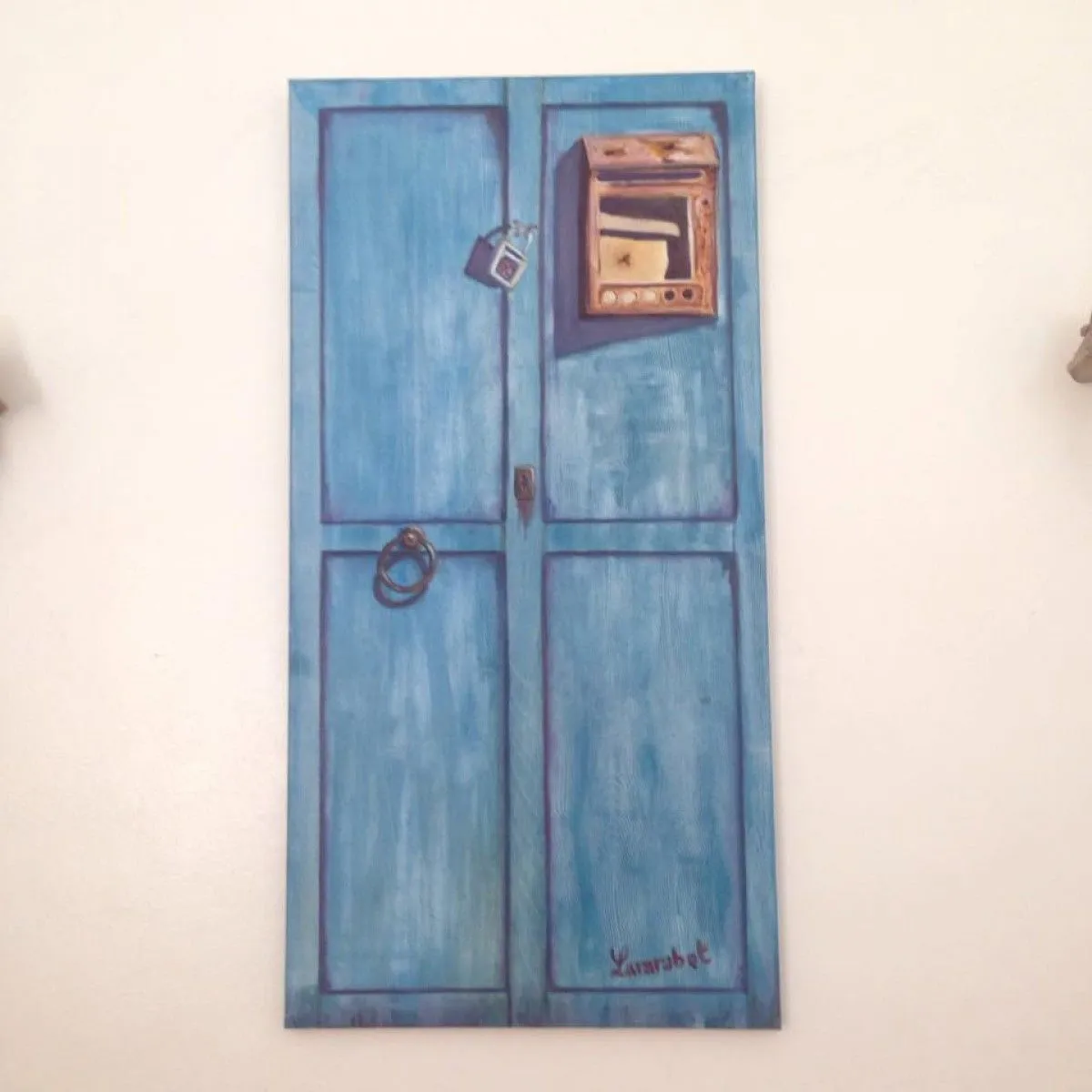 Porte, artwork by Lahoussine LAMRABET