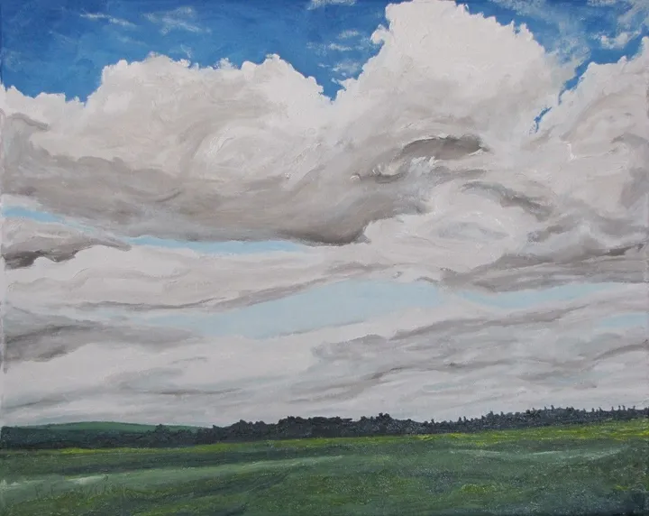 Field and Clouds, œuvre de Francois Fournier