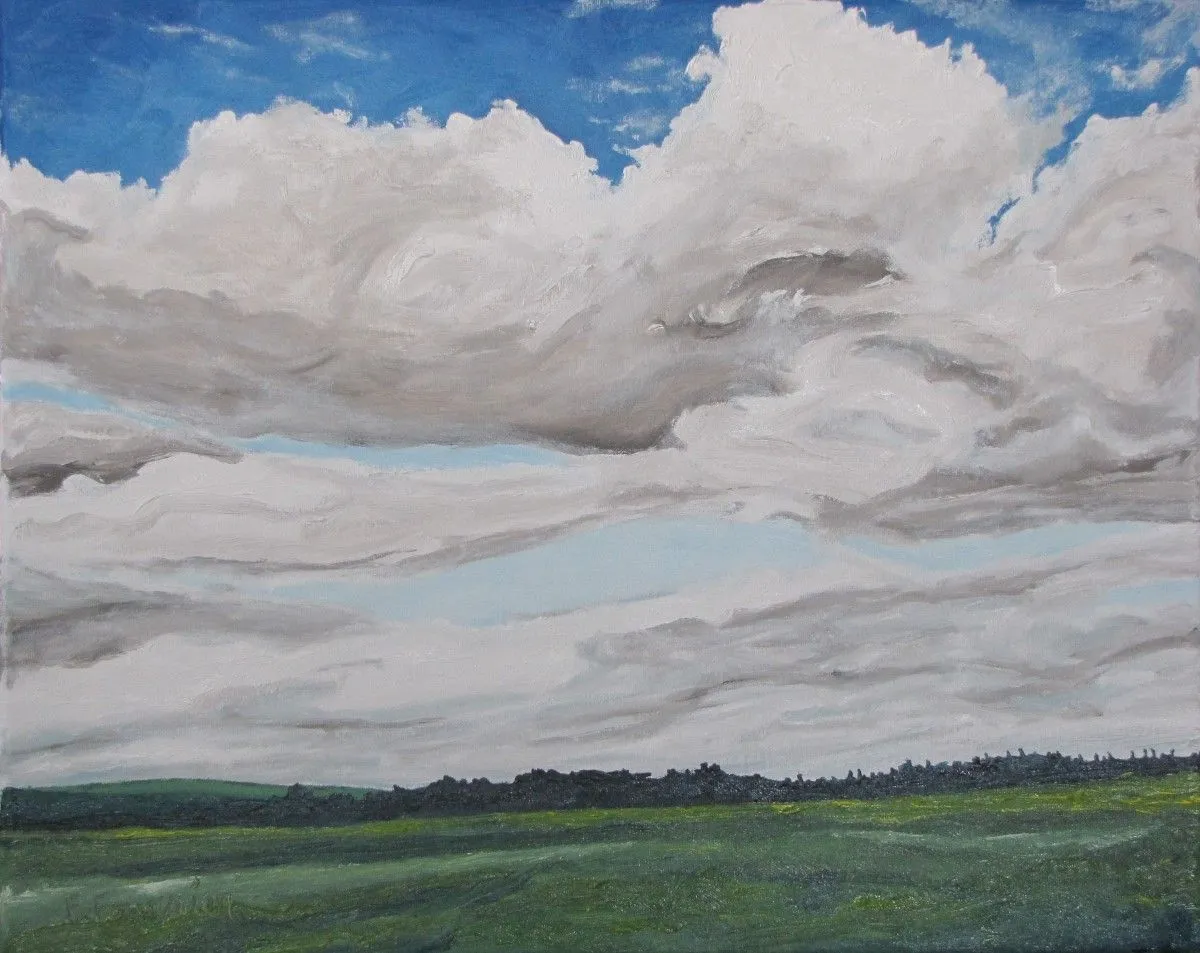 Field and Clouds, œuvre de Francois Fournier