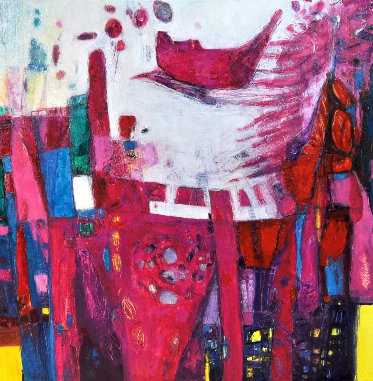 LOST PINK DESIRED, artwork by Katia Muñoz
