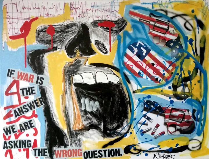 Wrong people in the wrong place, artwork by Noah Borger