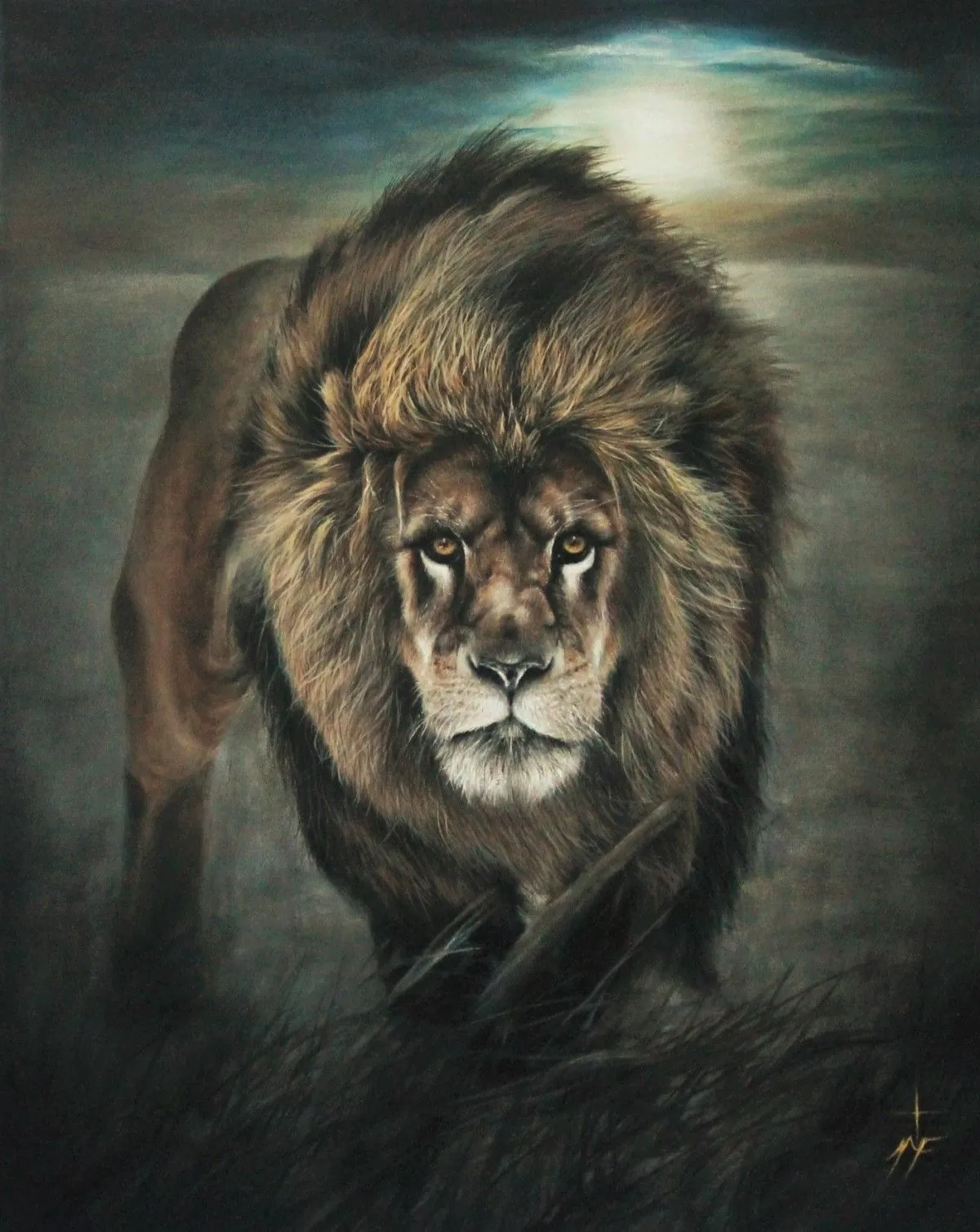 The Lion, artwork by Natasha Farnsworth