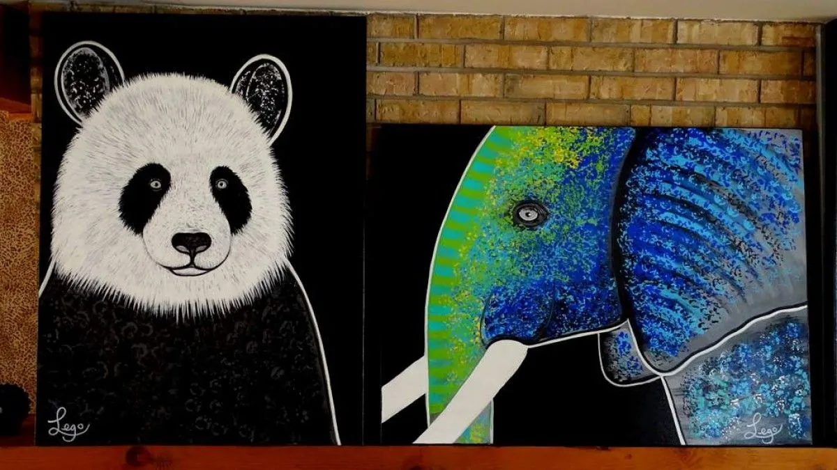 DÉLICE, artwork by LEGO Atiste peintre